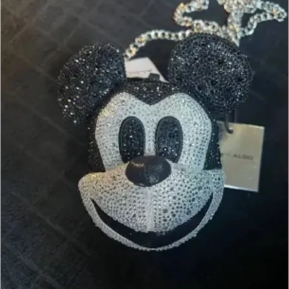DISNEY RHINESTONE MICKEY MOUSE CROSSBODY BAG